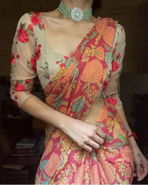 Mono cotton uploaded by Kesari Nandan Fashion saree and dress material on 2/29/2024