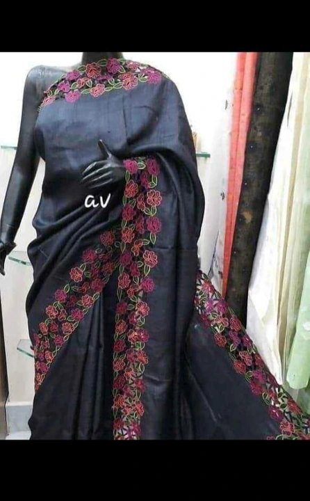 BHAGALPURI TUSSAR BY TUSSAR CUTWORK DESIGN SAREE  uploaded by S.N.COLLECTIONS  on 2/29/2024