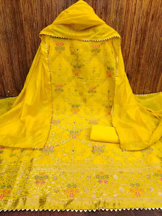 Meenakari  uploaded by Kesari Nandan Fashion saree and dress material on 2/29/2024