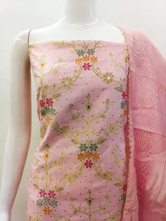Meenakari uploaded by Kesari Nandan Fashion saree and dress material on 2/29/2024