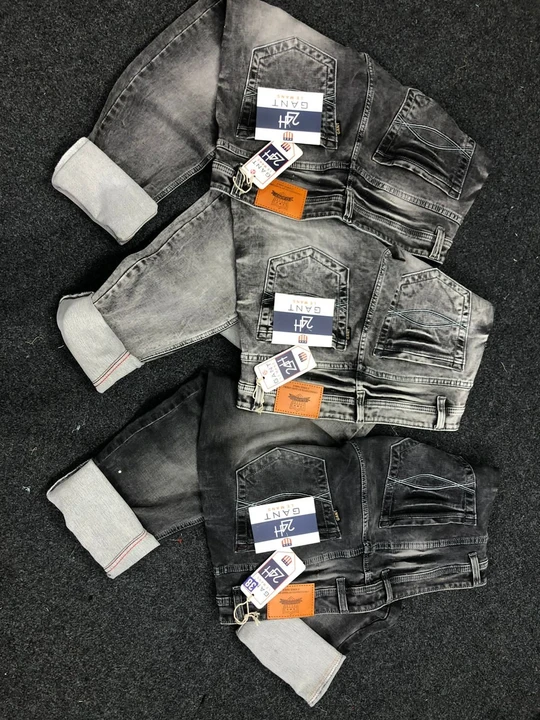 Grey Colour Basic Cotton By Cotton Fabric Power Lycra Jeans 👖🔥 For Men  uploaded by Jeans Pants on 2/29/2024