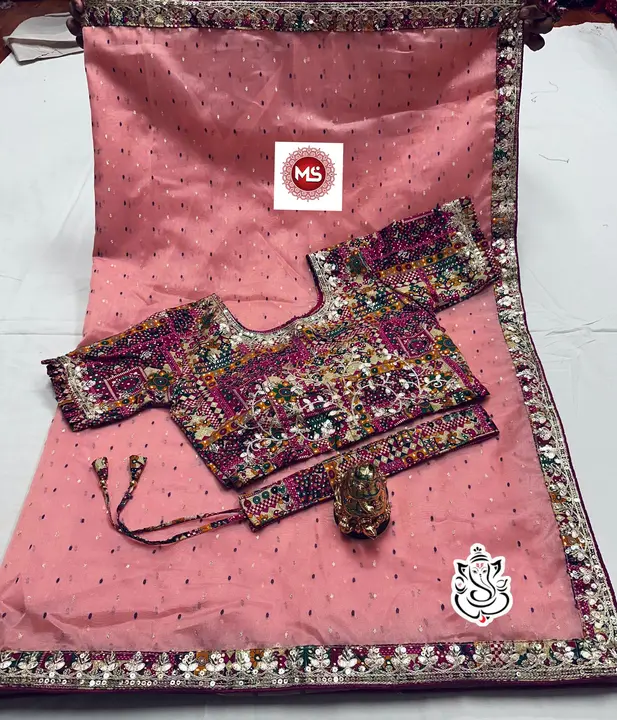 🎊*MS New Arrivals*🎊  Beautiful Designer Saree with all over fur weaving Butti Orgenza saree ...Fan uploaded by Marwadi Businessmen on 3/1/2024