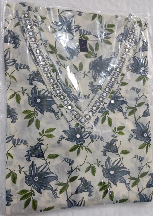 Pure cotton kurti uploaded by business on 3/1/2024