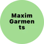 Business logo of Maxim garments