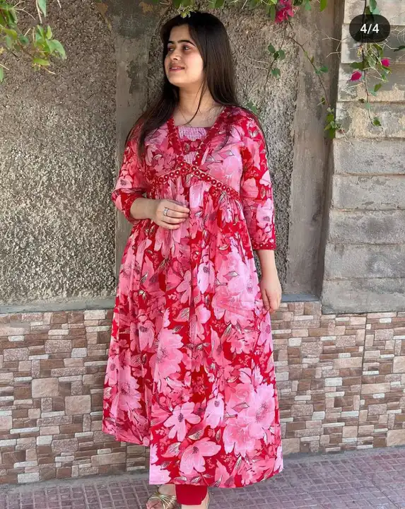Red Aliya 2pc *Rayon Fabric* uploaded by Sonu fab Jaipur on 3/1/2024