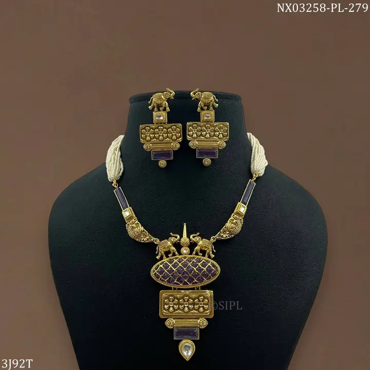 Onegram gold plated necklace sets uploaded by CULTURE on 3/1/2024