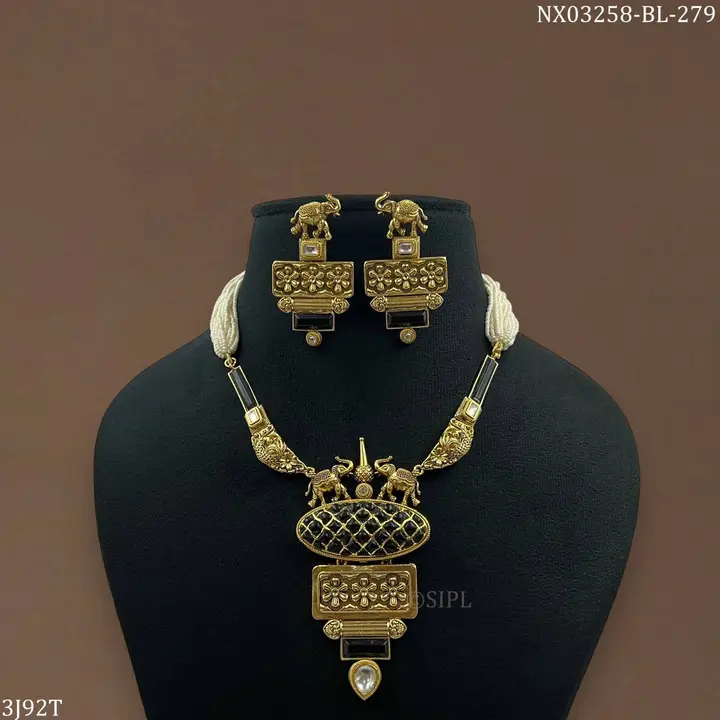 Premium quality Gold plated necklace set  uploaded by CULTURE on 3/1/2024