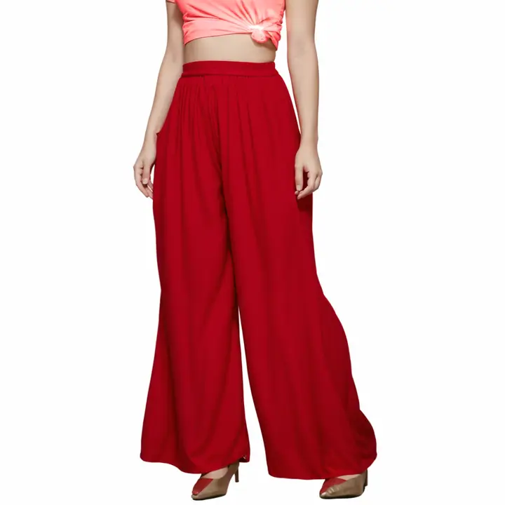 worck less Ladies Palazzo Pants, Waist Size: 32.0 at Rs 225 in Surat