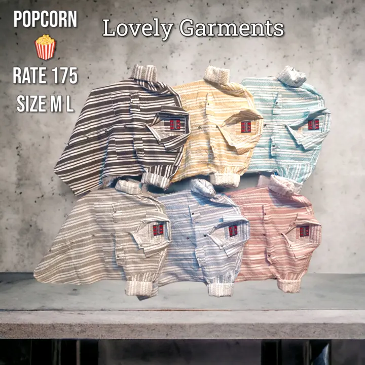 Popcorn 🍿 men's shirts uploaded by Lovely Garments on 3/2/2024