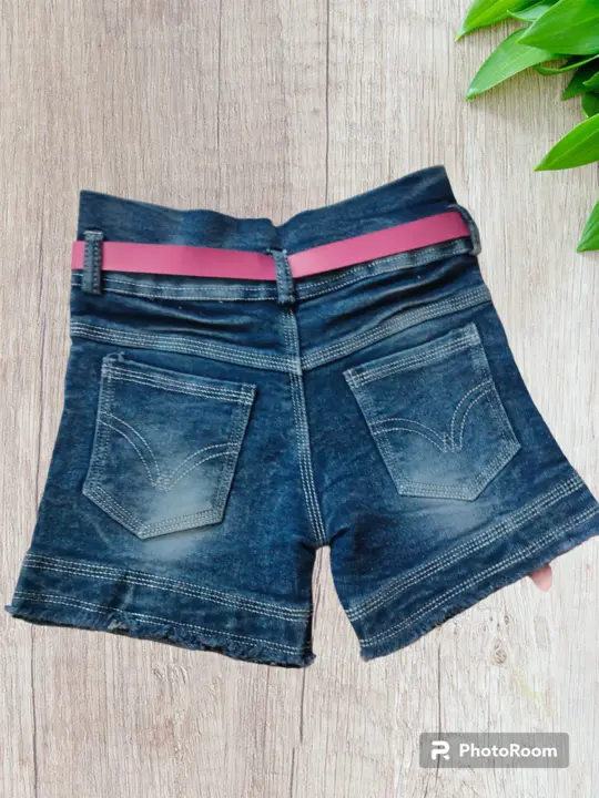 Girls denim shorts hot pant  uploaded by Eshel fashion on 3/2/2024