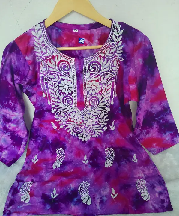 Rayon computer wrk short kurti  uploaded by business on 3/2/2024