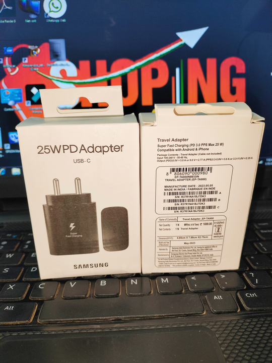25W Samsung Charger  uploaded by Shopping Club India on 3/2/2024