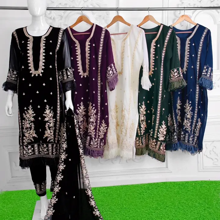 Pakistani girls dress uploaded by Ayesha dress collection on 3/3/2024