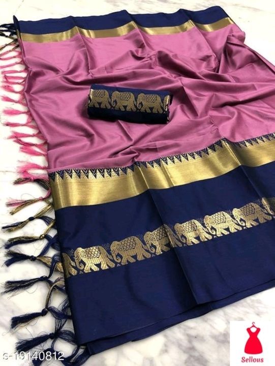 Post image It's a Fashionable and good looking sarees.
Fabric is Cotton silk
It's a partywear and wedding looking.
Ping me on whatsapp : 8530717716 for price and any other inquiry.