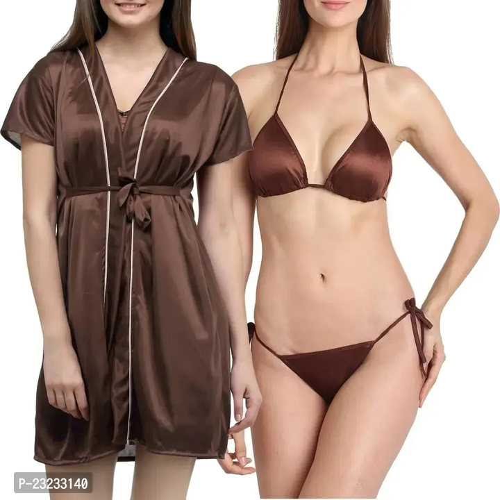 Post image Robe and lingerie set@Rs 281