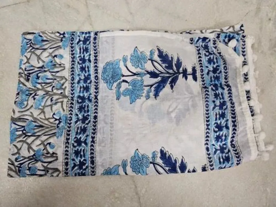 Cotton printed stoles uploaded by GARG GARMENTS on 3/3/2024
