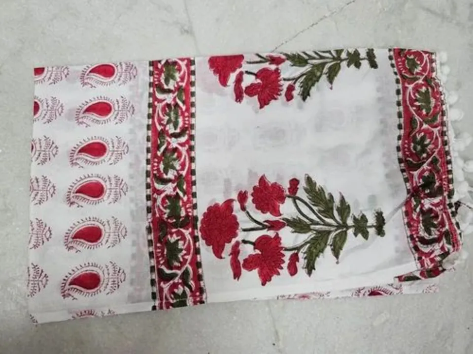 Cotton printed stoles uploaded by GARG GARMENTS on 3/3/2024