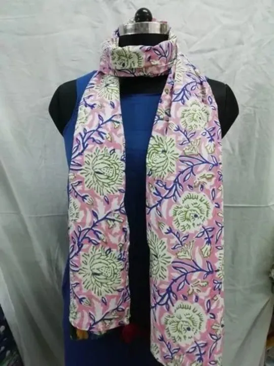 100% cotton printed stoles uploaded by GARG GARMENTS on 3/3/2024