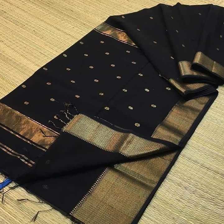 Post image Maheshwari handloom butidar silk by cotton saree