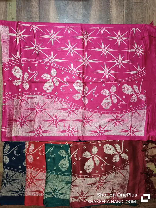Sathan colour discharge print  uploaded by SHAKEERA HANDLOOM on 3/4/2024
