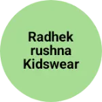 Business logo of Radhekrushna kidswear pune
