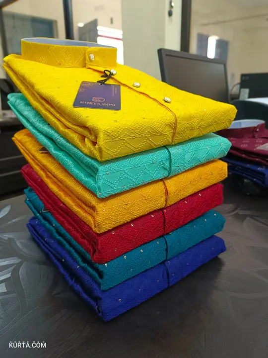 Premium Jecard kurta pajama set  uploaded by Mohan apparels on 3/4/2024