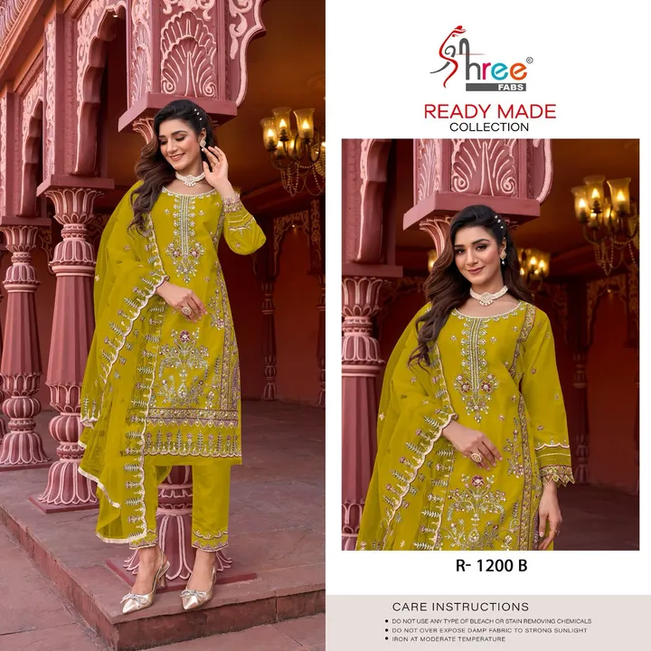 Organza suit  uploaded by Taha fashion from surat on 3/4/2024