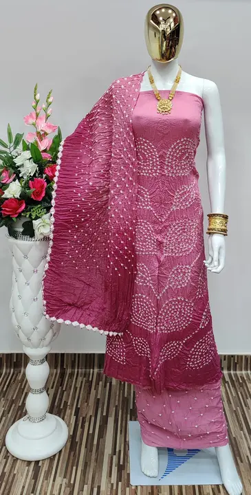 BANDHNI DRESS MATERIALS uploaded by business on 3/4/2024
