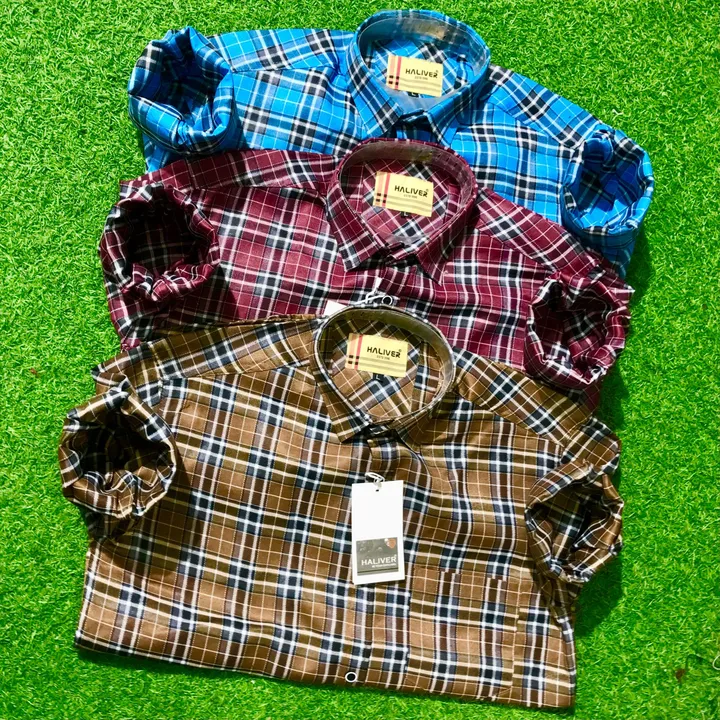 ARTICLE-TWILL CHECK
SIZE-M.L.XL-XXL=
COLOUR-24
DESIGN-8
BRAND-HALIVER uploaded by business on 3/5/2024