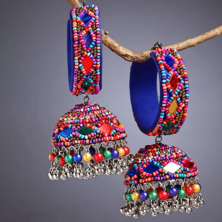 Handmade jhumkha earrings  uploaded by Sb designs on 3/5/2024