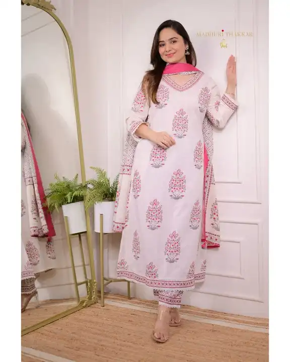 Kurti pant with dupatta  uploaded by Taha fashion from surat on 3/5/2024