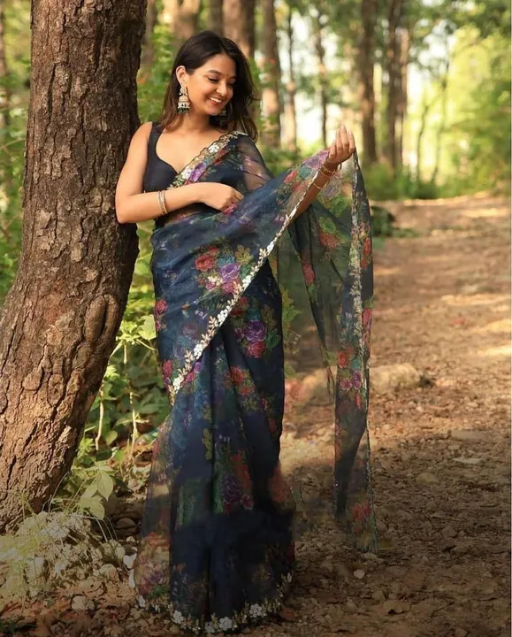 Desiner party wear saree uploaded by Maa Creation. on 3/6/2024