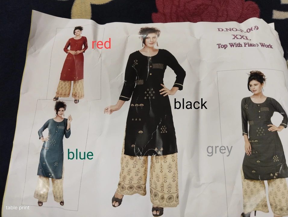 Cotton kurti pant set uploaded by Sonali collection on 3/6/2024