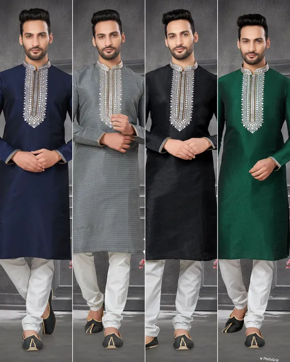 Men's Kurta pajama set  uploaded by Taha fashion from surat on 3/6/2024