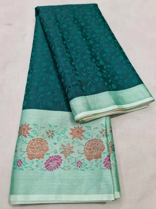 Post image Traditional Handloom Banarsi Kora muslin Saree Allower Boday Design Best Qultay Beutiful  Colours Avileble 
 

To order kindly DM or WhatsApp us at 6393308383