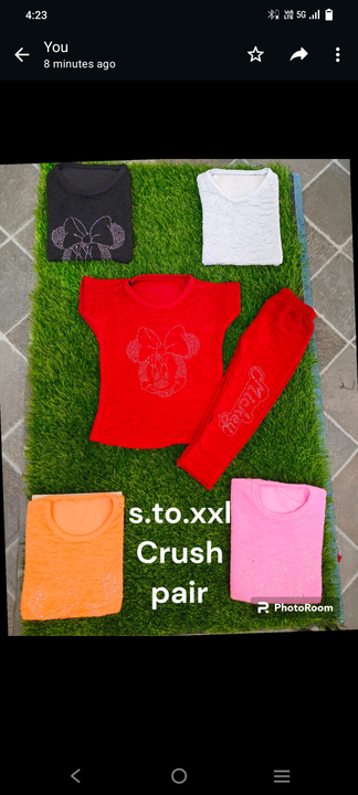 Crush girl's pair. Minimum 100 Pieces order.  Size S.to xxl   6 colour  uploaded by business on 3/6/2024