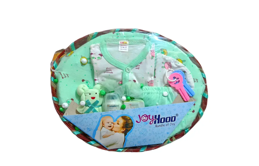 Infant baby gift set basket hu ji uploaded by Tanvi enterprises on 3/6/2024