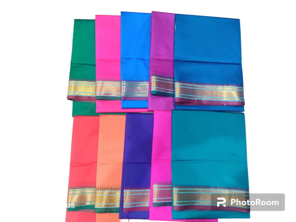 Paithani plain uploaded by Jagdish fabrics on 3/7/2024