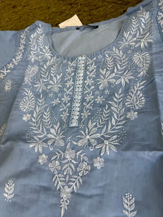 heavy Embroidery Designer Kurti Pent And Dupatta Sets  uploaded by business on 3/7/2024