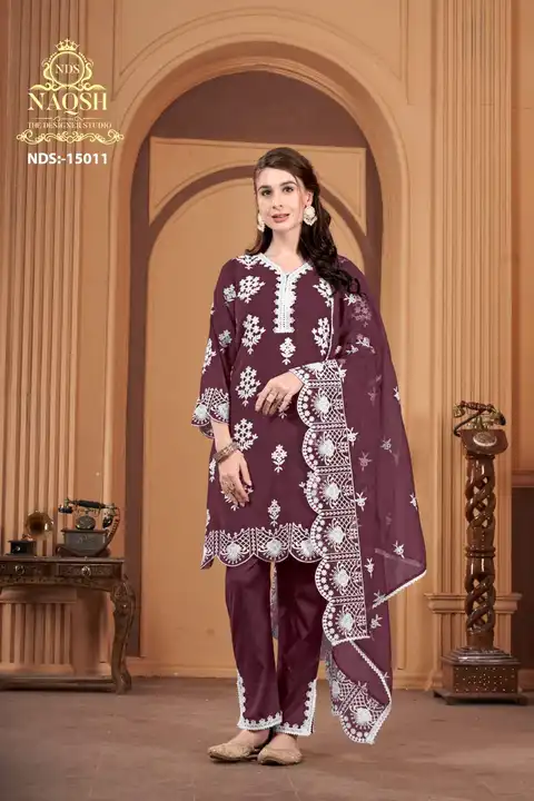 Designer suit uploaded by Taha fashion from surat on 3/7/2024