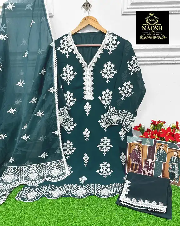 Designer suit uploaded by Taha fashion from surat on 3/7/2024