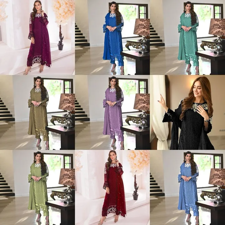 Top pant with dupatta  uploaded by business on 3/8/2024