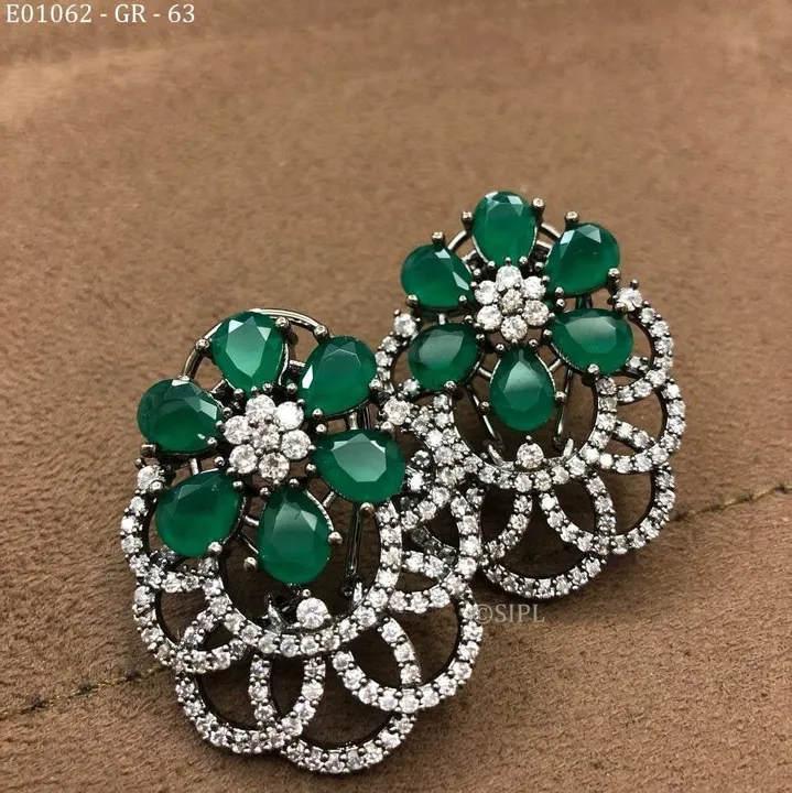 Cubic zirconia earrings. High quality  uploaded by business on 3/8/2024