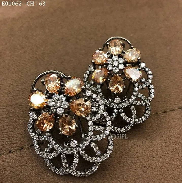 Cubic zirconia earrings. High quality  uploaded by CULTURE on 3/8/2024