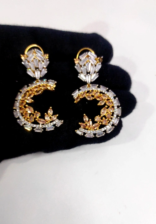 Premium quality Cubic zirconia earrings  uploaded by business on 3/8/2024