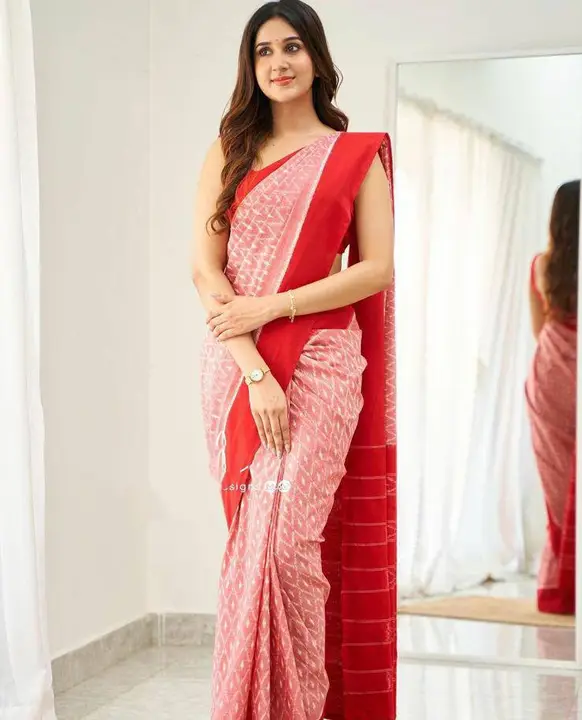 Plain linen digital print uploaded by Kesari Nandan Fashion saree and dress material on 3/8/2024
