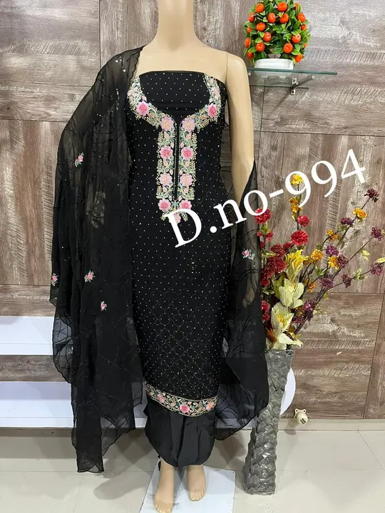Georgette dresses lot of design and colours  uploaded by Heena fashion house on 3/8/2024