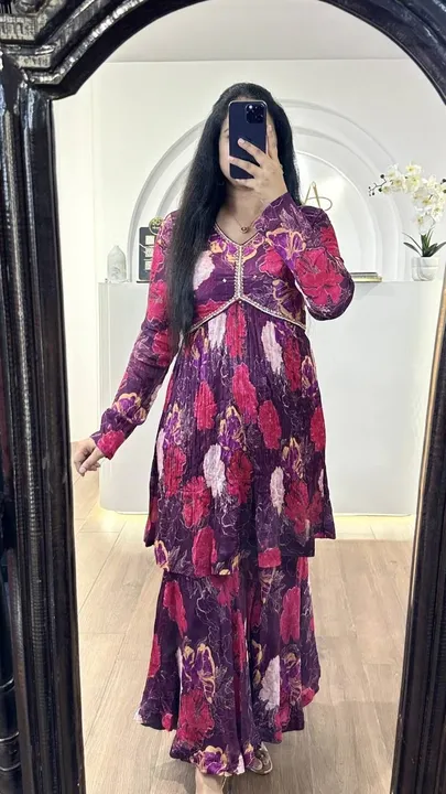 Alia sharara suit  uploaded by Taha fashion from surat on 3/9/2024