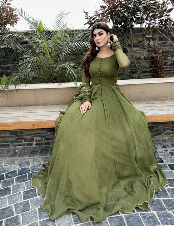 Anarkali gown  uploaded by Taha fashion from surat on 3/9/2024