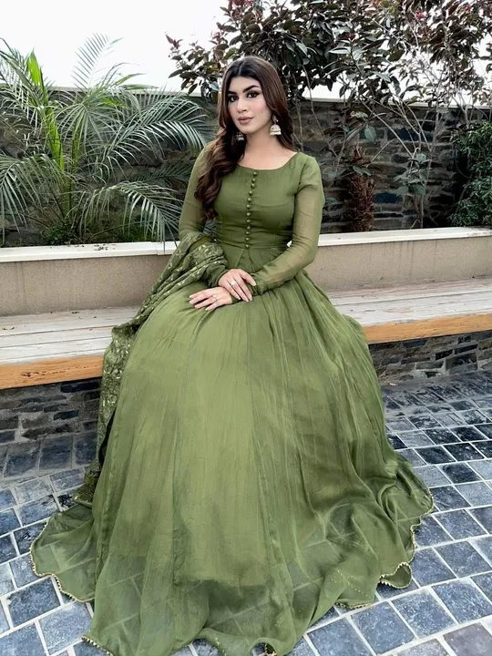 Anarkali gown  uploaded by business on 3/9/2024
